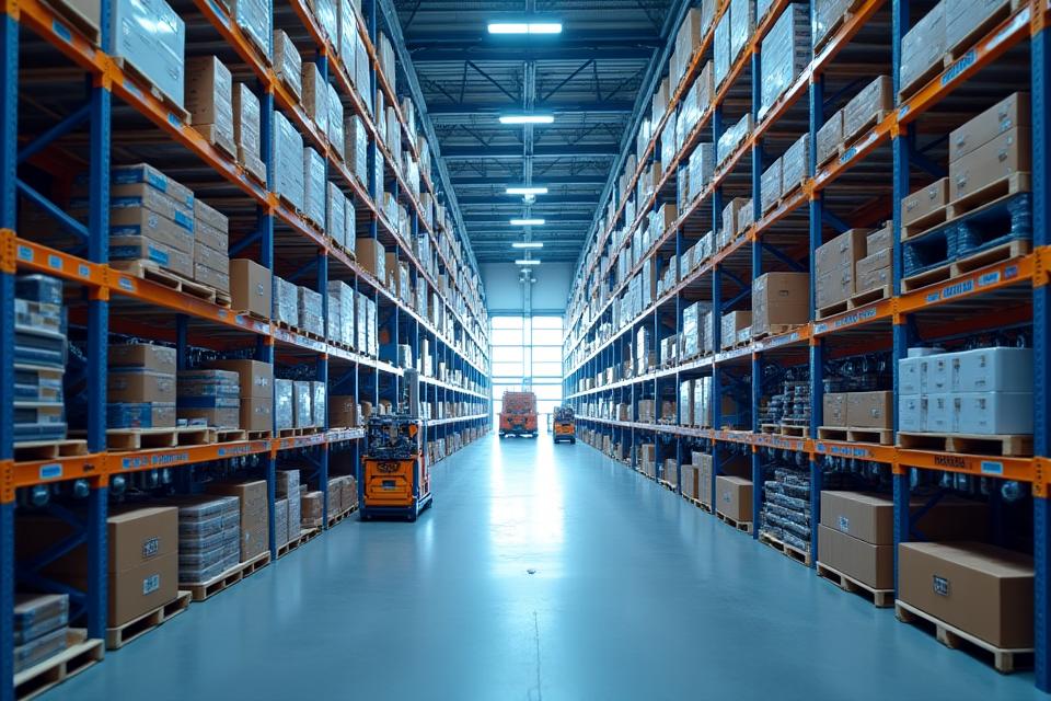 Almacén inteligente con gestión automatizada